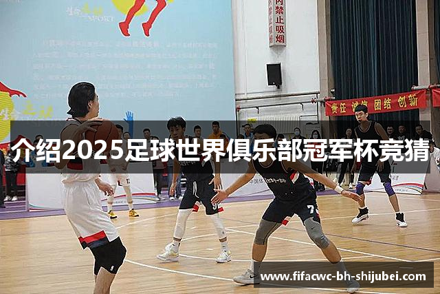 介绍2025足球世界俱乐部冠军杯竞猜
